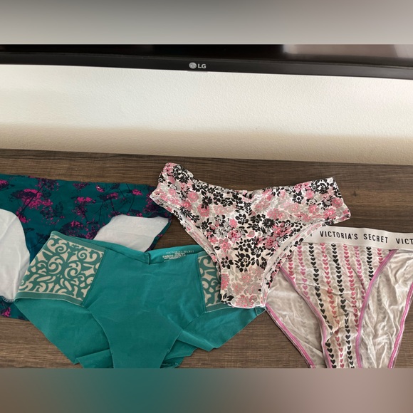 Victoria's Secret Other - Victoria’s Secret pink underwear hiphugger high rise lot 4 medium/large panties